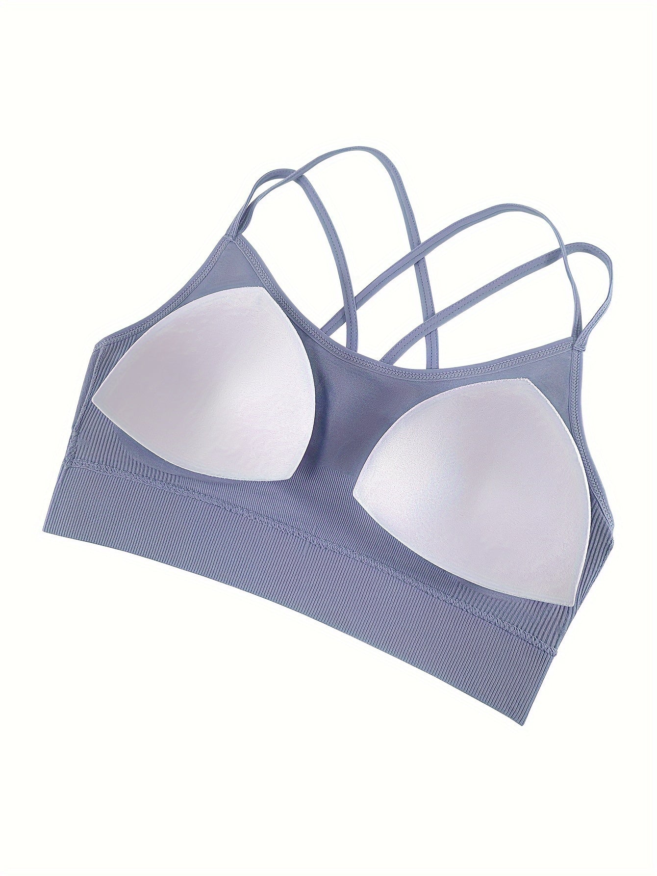 Criss Cross Sports Bra Breathable Workout Lingerie