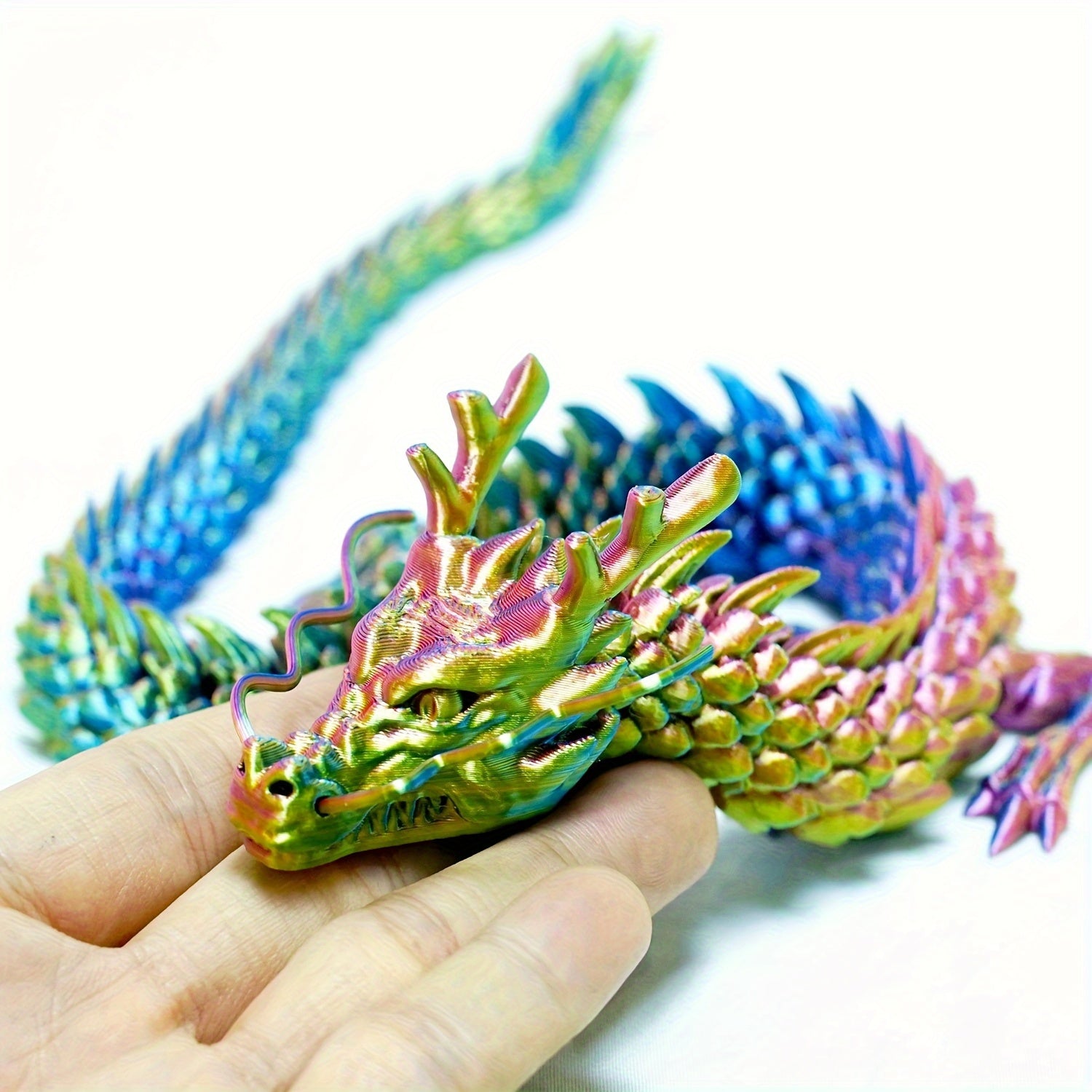 3D Print Chinese Dragon Full Body Joints Can Be Activated Anywhere