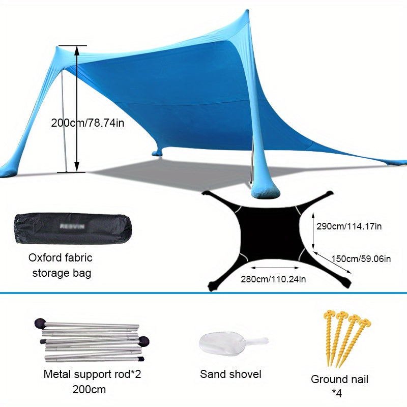UV Protected Beach Canopy - Family Sun Fun