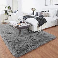 Soft Fluffy Large Plush Floor Blanket Bedroom Decor 62x90in