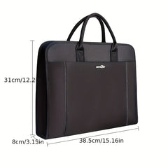 Men's Canvas Briefcase Office File Bag Laptop Business Bag
