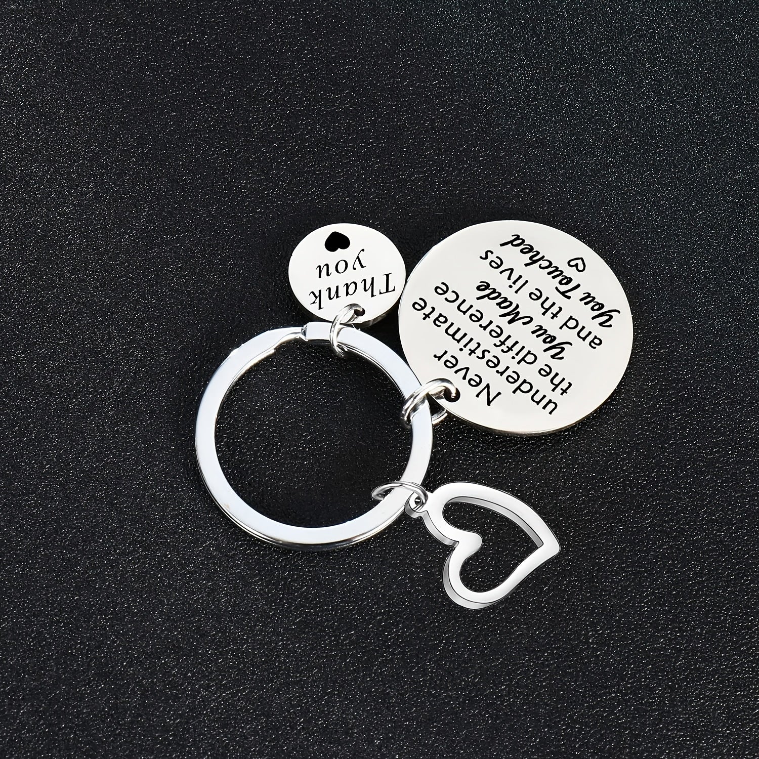 Leaving Gift Thank You Keychain for Women