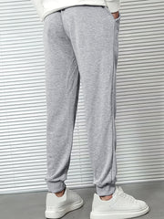 Skull Man Graphic Print Loose Sweats