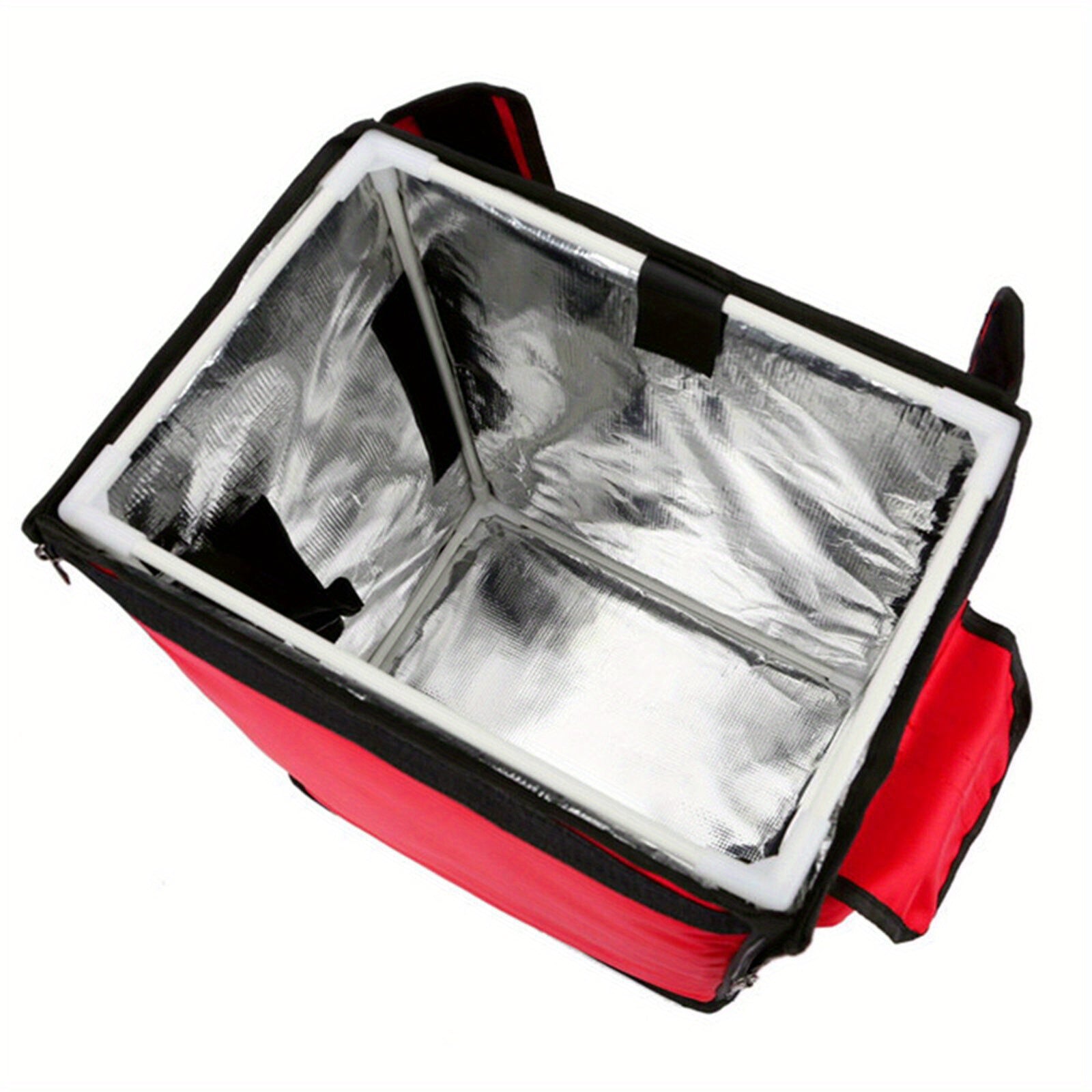 Waterproof Red Backpack with Safety Strip