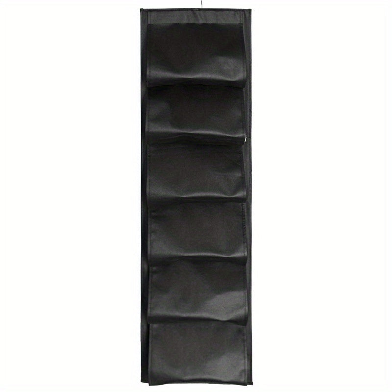 Shoe Storage Hanging Bag 12 Grids Home Wardrobe Nonwoven Shoe Rack