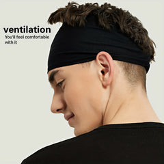 5pcs Unisex Stretchy Sports Headband Running Cycling Yoga Fitness