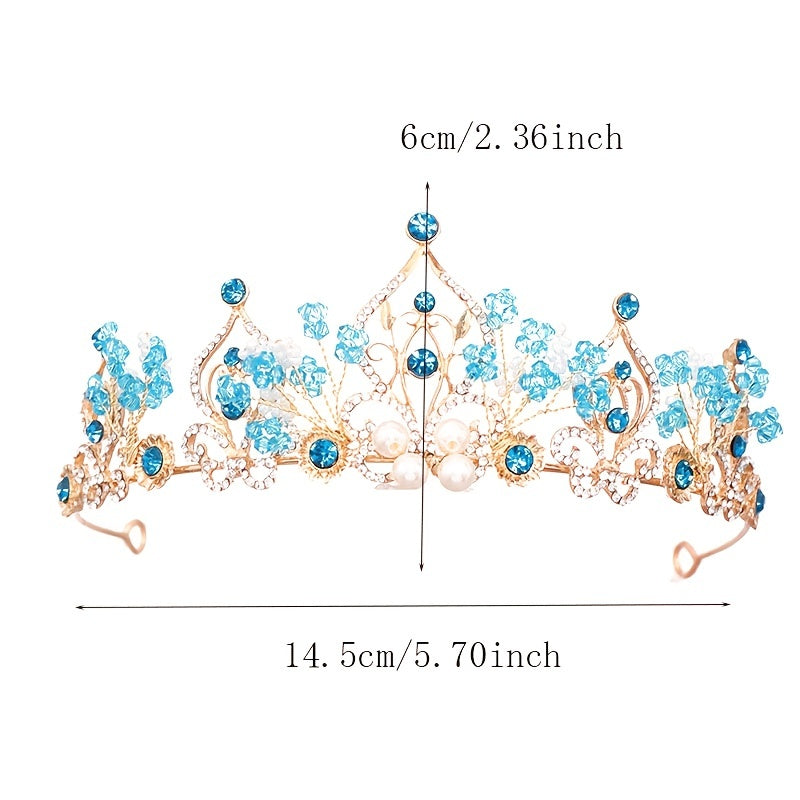 Bridal Crown Wedding Headdress Rhinestones Hair Accessories