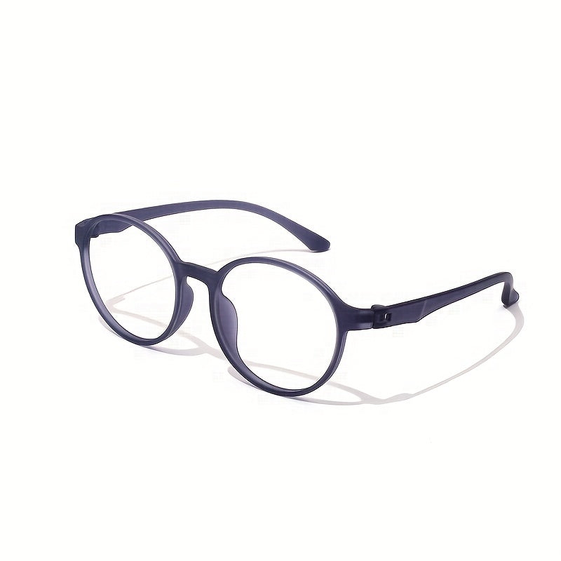 Men's Round Frame Reading Glasses Ultra Light Casual Eyeglasses