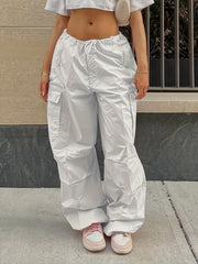 Y2K Oversized Cargo Straight Casual Pants Women's Clothing