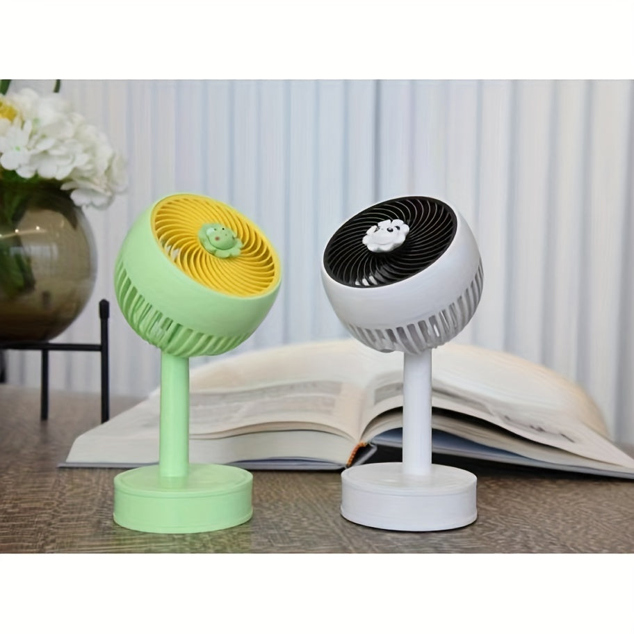 Mini Handheld Fan Cartoon Desktop Fan