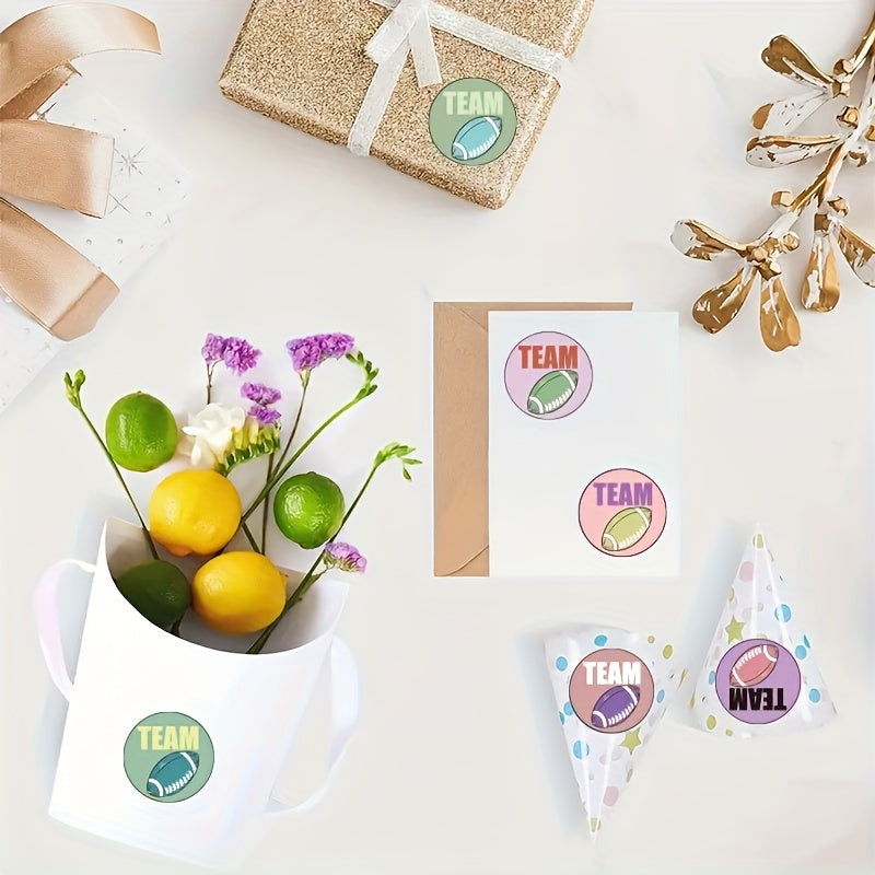 60pcs American Football Stickers - Fun Party Favors & Birthday Decorations