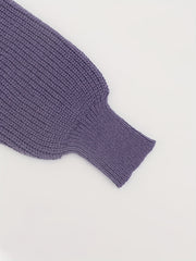  Cable Knit V-Neck Sweater