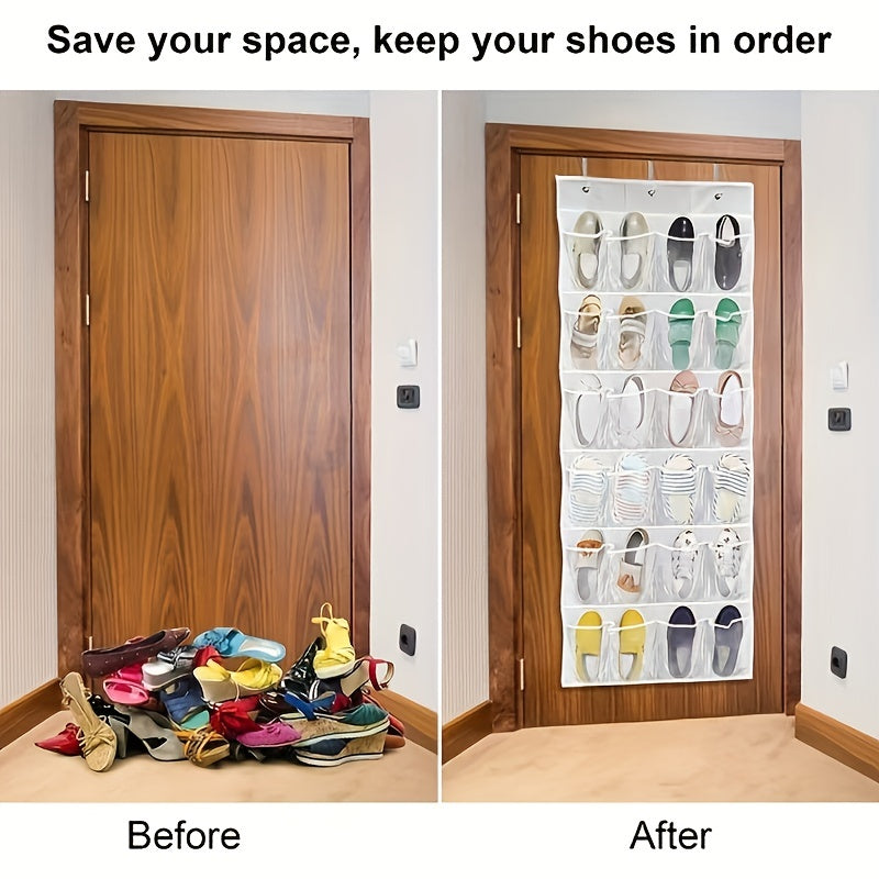 24 Pockets Shoe Bag Storage Hanging Travel Door Rear Shoe Storage Hanging Bag