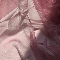 1pc Iridescent Shimmer Organza Mesh Fabric Gauze Metallic Flashing DIY Sewing