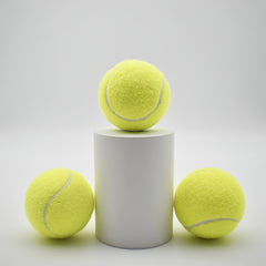 3pcs High Elasticity Rubber Tennis Balls For Beginners Practice