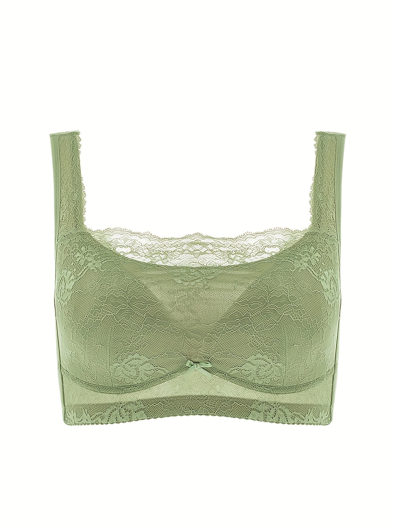 Lace Wireless Bra Full Coverage Comfy & Breathable Women's Lingerie