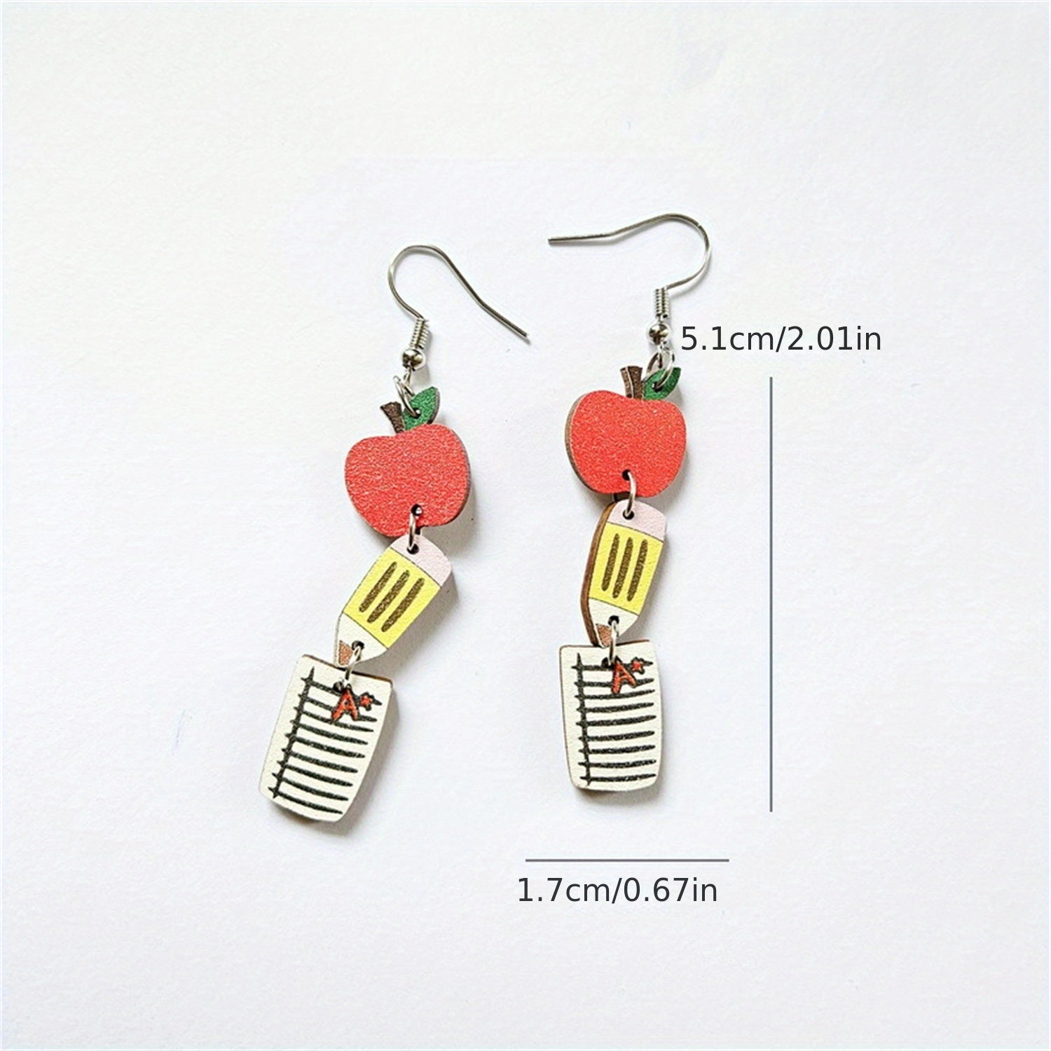 Sunflower Scales Earrings - Perfect for School & Graduation
