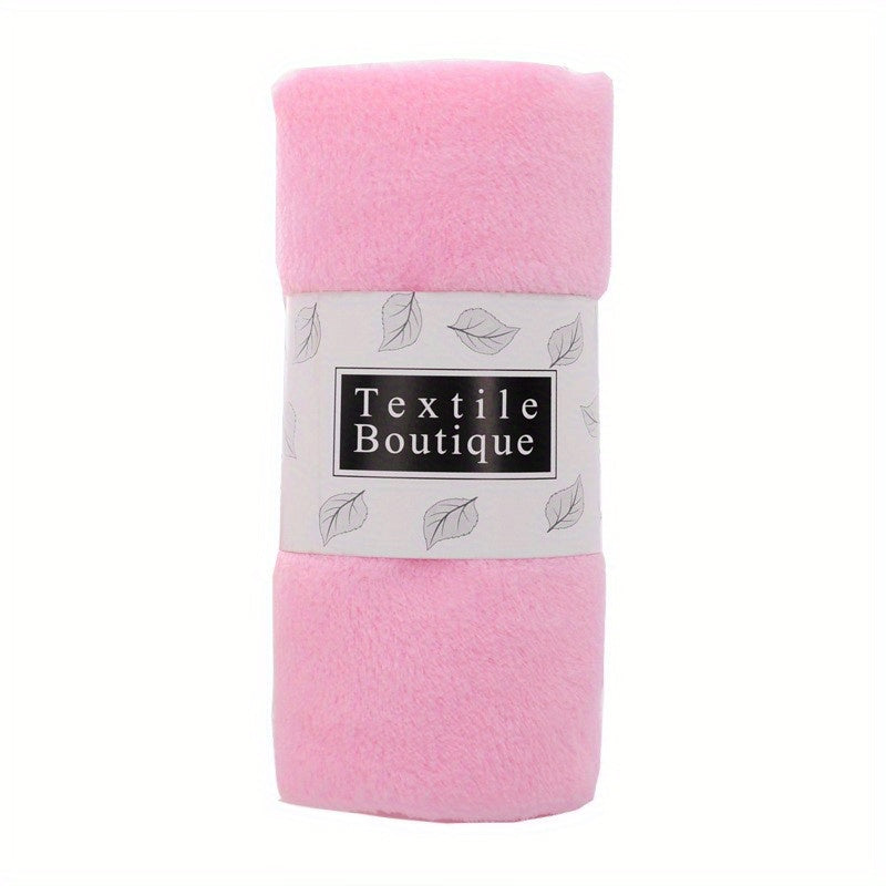 Soft Coral Velvet Towel, Absorbent Face Wash Towel, 30 x 59, Bathroom Supplies