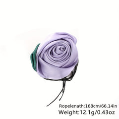 Flower Sash Belt Lace Up Rope Waist Belt