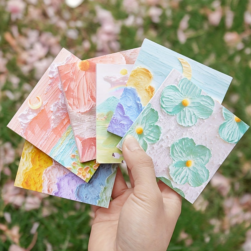 3D Painting Stick Sticky Note Book
