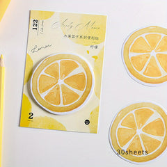 Fruit Basket Series Sticky Note Memo Pad - 30 Sheets