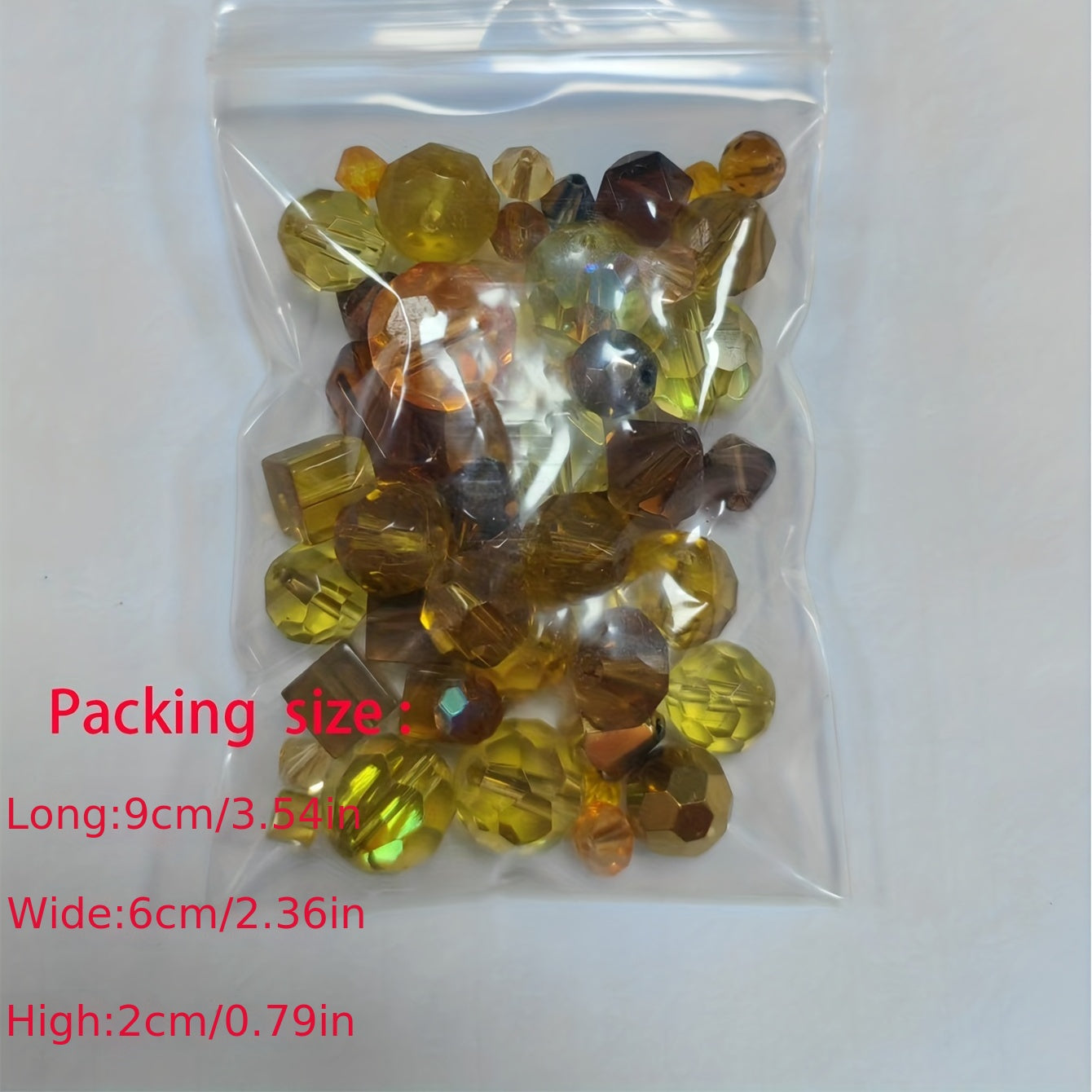 45g Crystal Glass Beads Set - DIY Jewelry Making Accessories