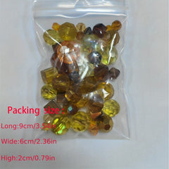 45g Crystal Glass Beads Set - DIY Jewelry Making Accessories