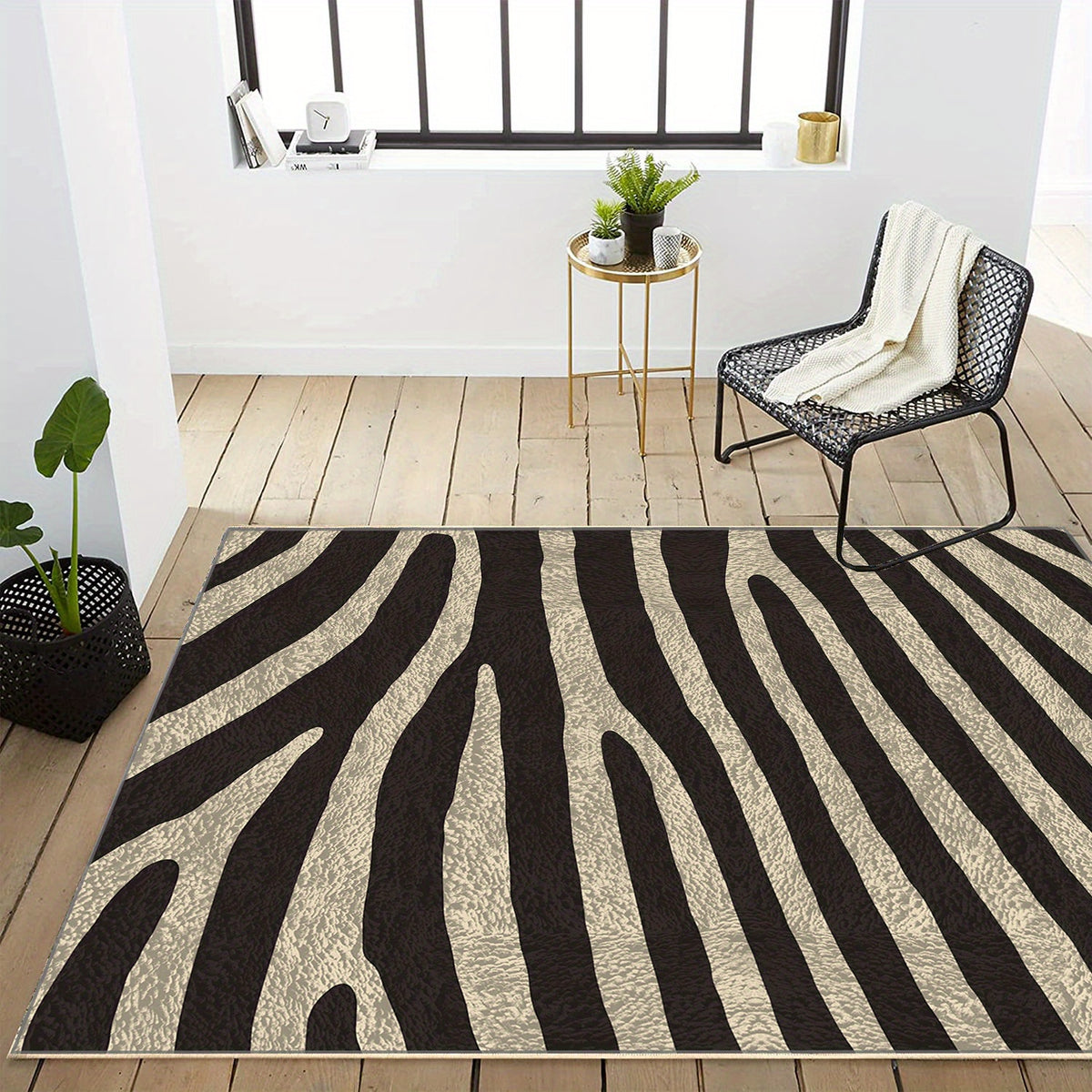 Large Reversible Mats Non slip Plastic Rug Modern Area Rug