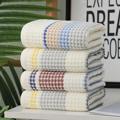 3 Packs Waffle Weave Hand Towels Absorbent Quick Dry Plush Hand Towel