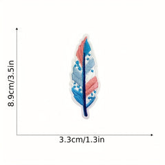 20pcs Cactus Feather Iron On Patches For Men Sew On Embroidered Applique