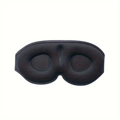 Soft Blackout Sleeping Eye Mask 3D Contoured Blindfold Adjustable Strap