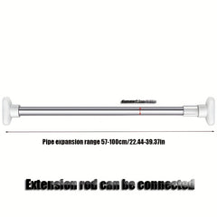 Adjustable Telescopic Stainless Steel Clothes Pole