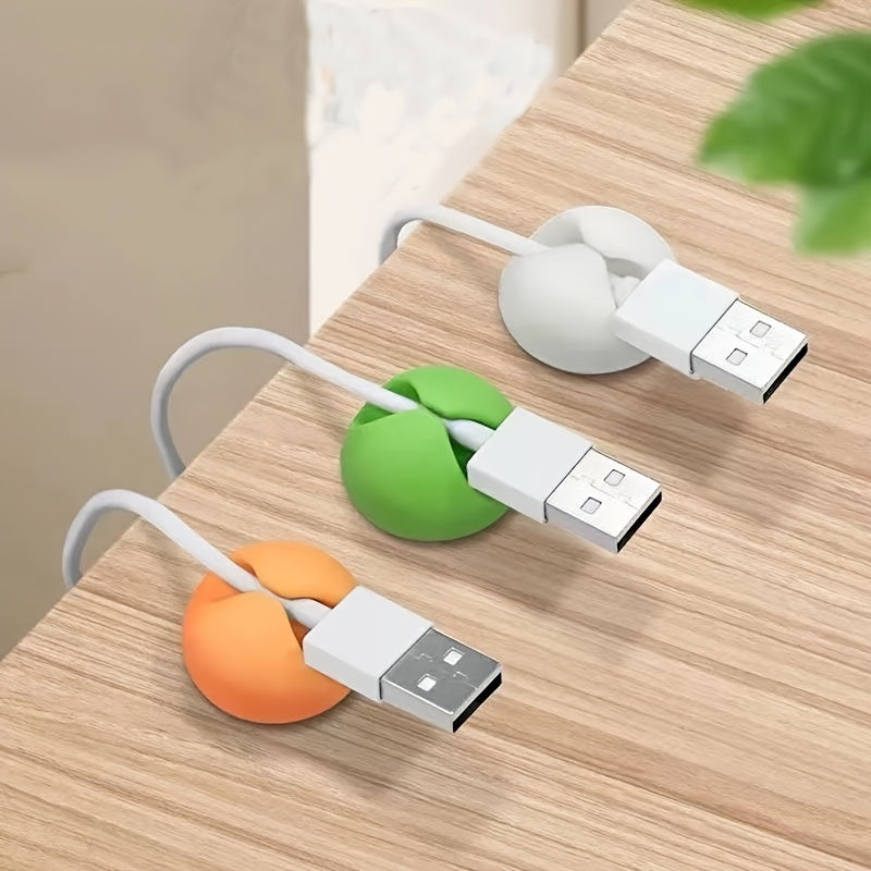 2pcs Desktop Cable Organizer Winding Clamp 1 18inch