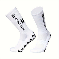3 Pairs Men's Non-Slip Soccer Socks Breathable Sports Socks
