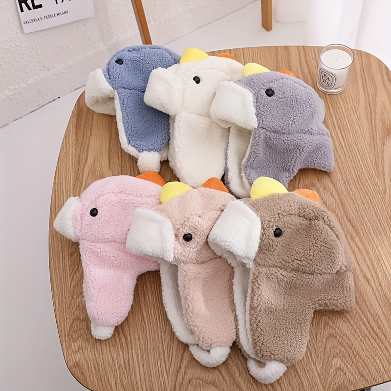 Dinosaur Full Fleece Earmuffs Winter Warm Boys Girls