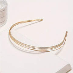 Metal Hair Hoop Women's Bridal Headband Hair Accessories