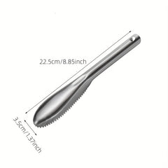 Stainless Steel Fish Scale Scraper Camping Fish Scaler Remover Tool
