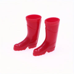 2pcs Dollhouse Mini Rain Shoes Simulative Rain Boots Scene Gardening Shoes