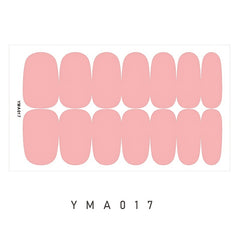 Gel Nail Stickers Self Adhesive Full Nail Wraps for Women and Girls