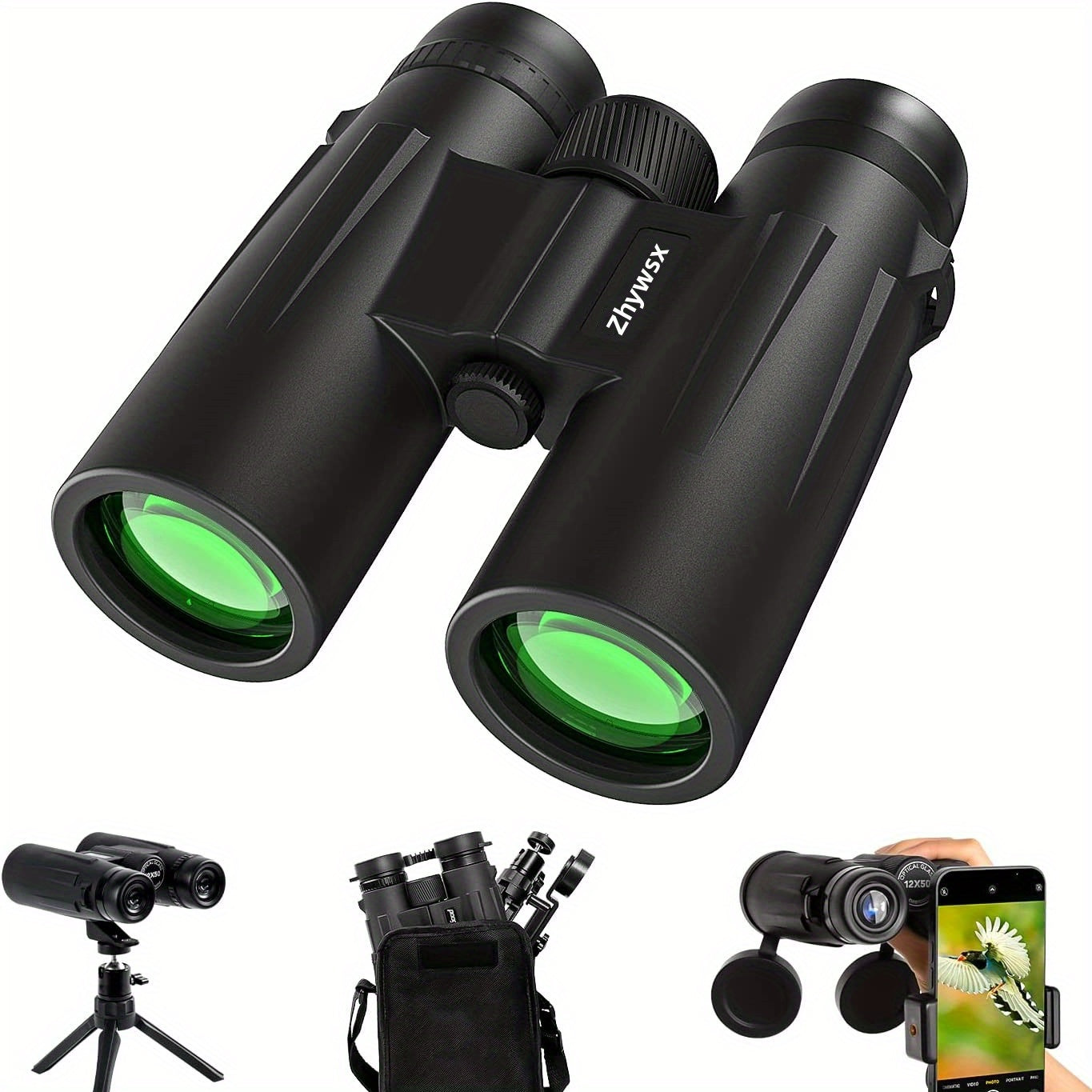 Lightweight HD BAK4 Binoculars for Adults & Kids