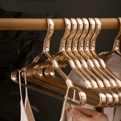 5pcs Aluminum Clothes Hanger Non-marking Non-slip for Dormitory Home