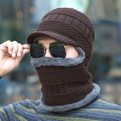 Winter Riding Hat with Fleece Lining and Ear Protectors