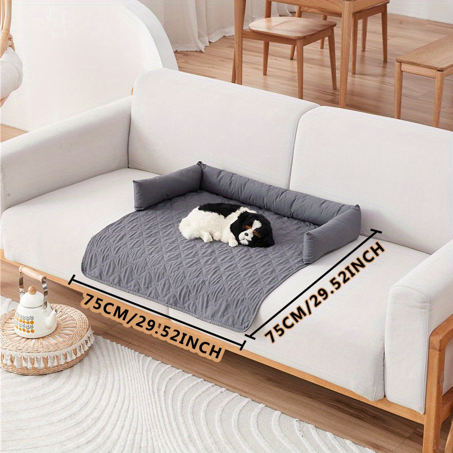 Waterproof Pet Pad with Pillow for Training and Sleeping