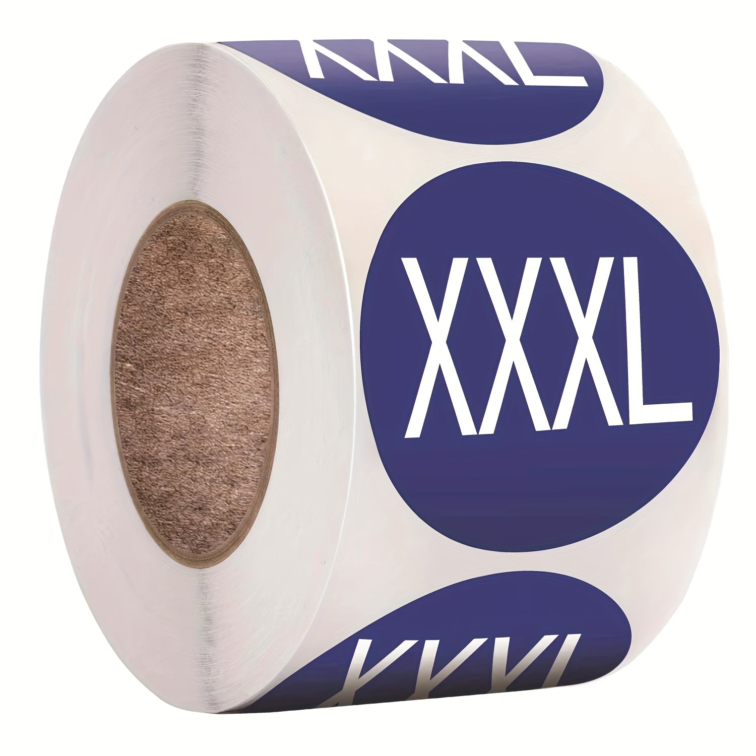 500pcs 1inch Size Label Sticker Roll XS-XXXL