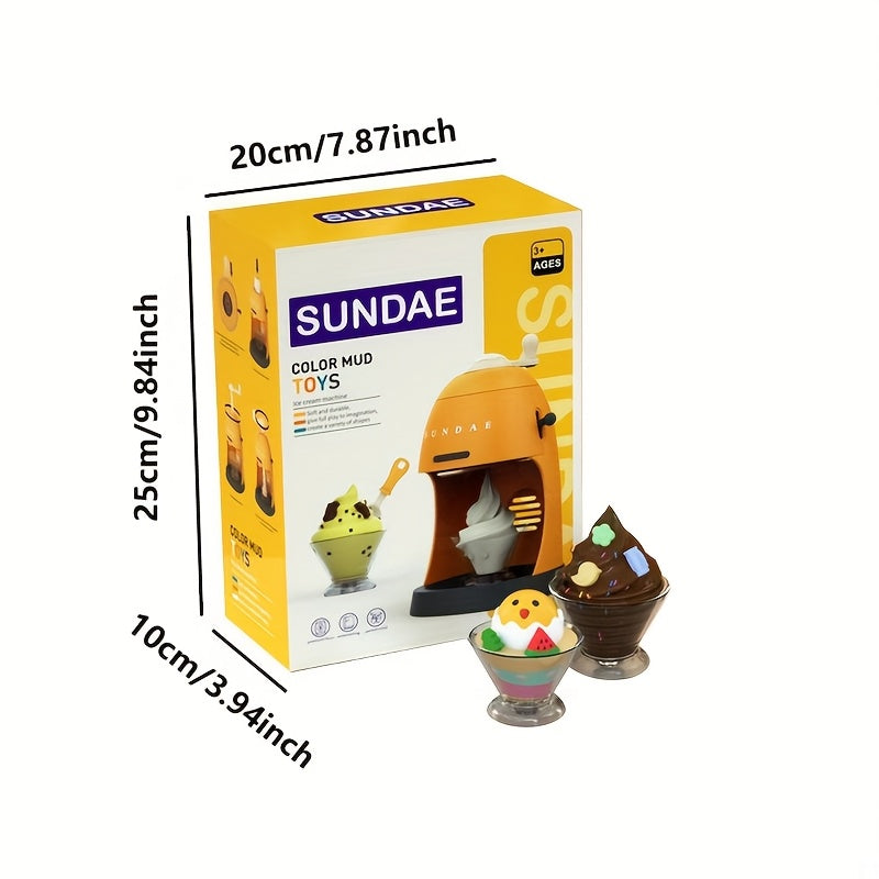 Clay Ice Cream Maker Toy - Ideal Gift for Halloween