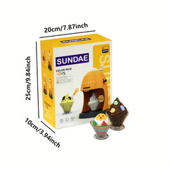 Clay Ice Cream Maker Toy - Ideal Gift for Halloween