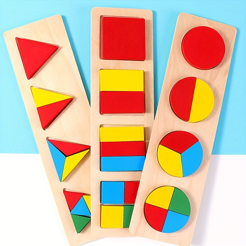 Montessori Geometric Puzzle Set for Kids