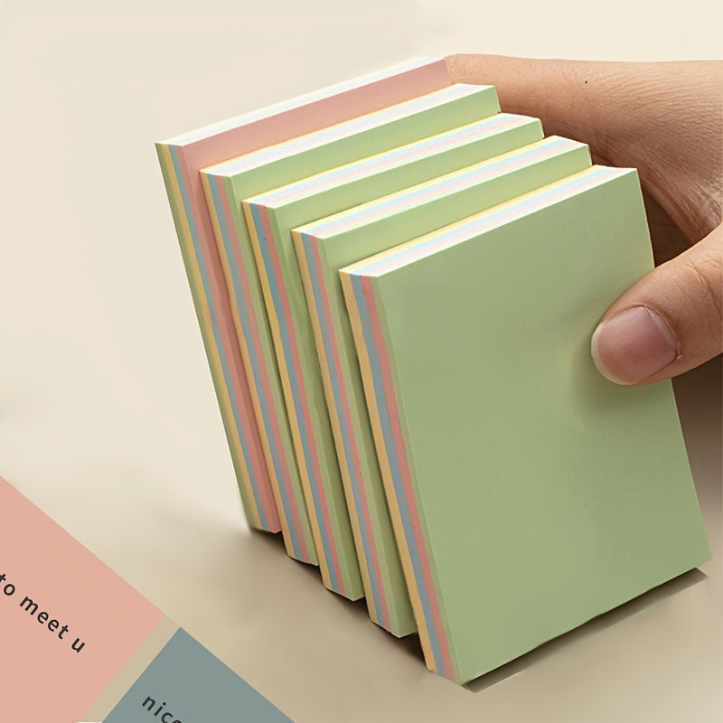 5 Pack 400 Sheets Sticky Notes 7.5 x 8cm Easy Post For School Office