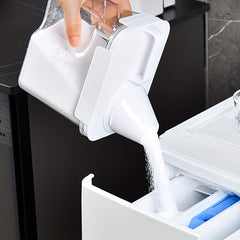 Laundry Detergent Storage Box with Lid Large Capacity Handheld Waterproof Labels