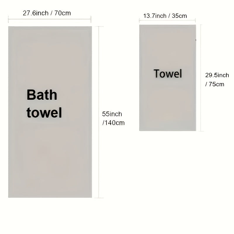Soft Striped Hand Towel Quick Drying Absorbent Towel